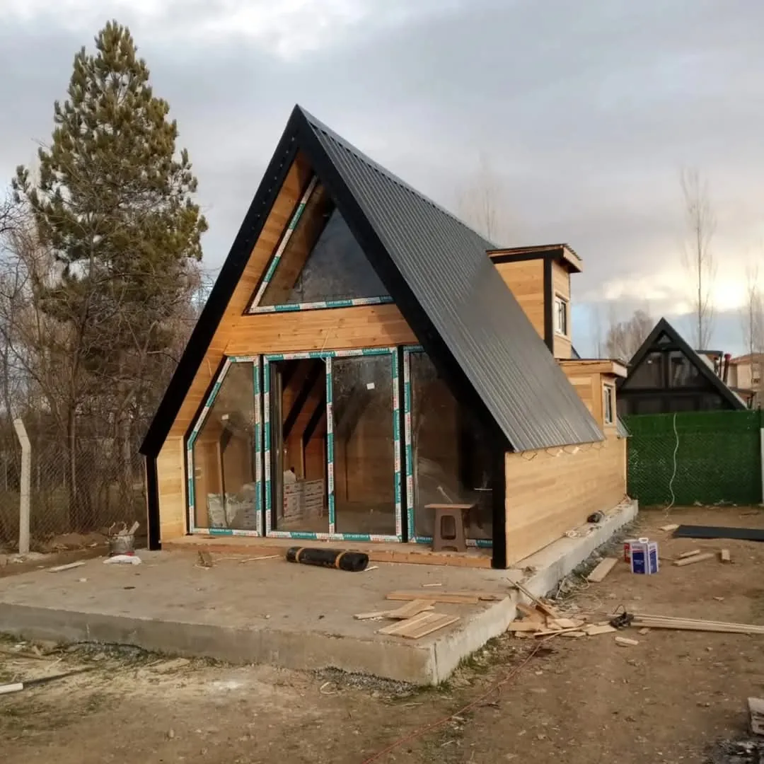 A-frame bungalov